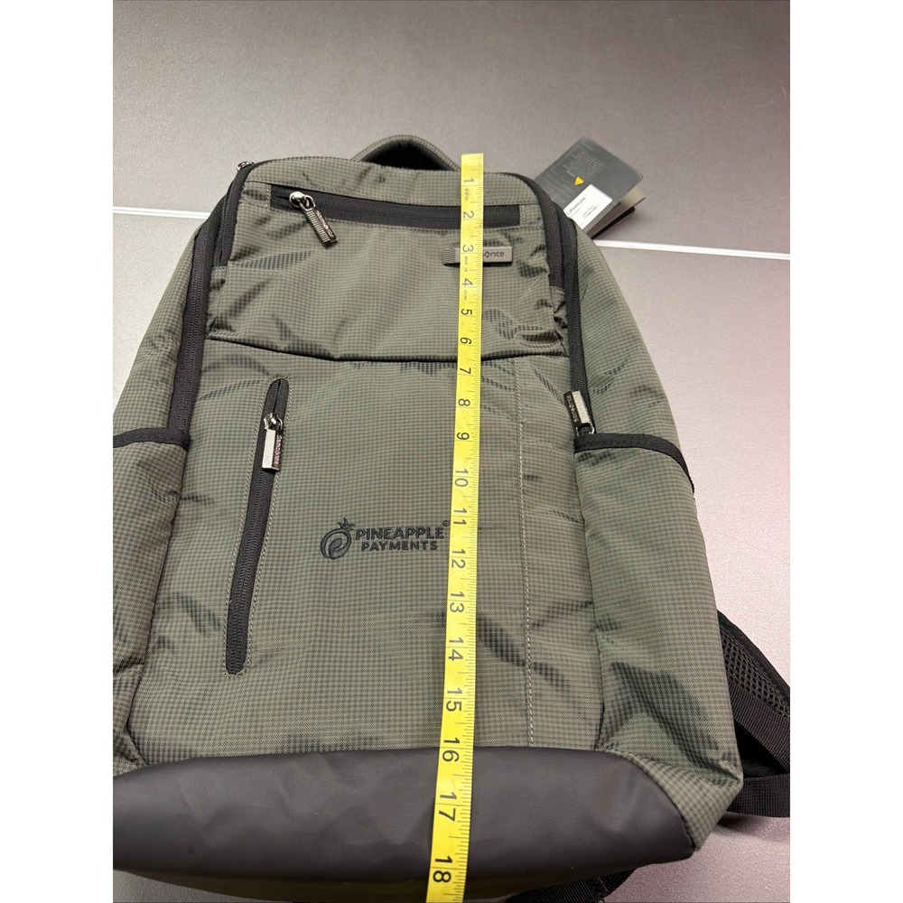 Samsonite Tectonic Cross Fire Backpack Olive Green Brand New with Tags - Picture 14 of 14